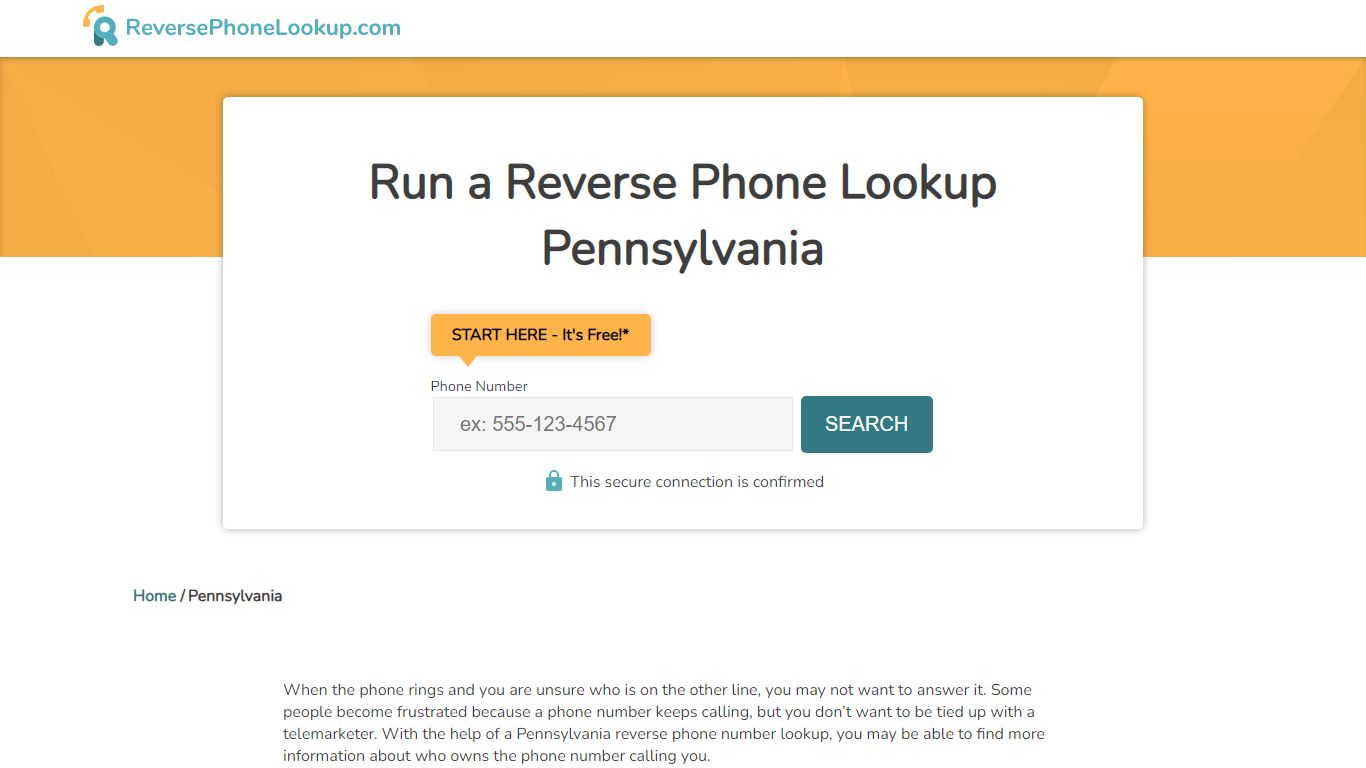 Pennsylvania Reverse Phone Lookup - Search Numbers To Find The Owner
